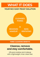Numbuzin No.1 cleansing oil pore, makeup-removal and comfortable-rinse benefits