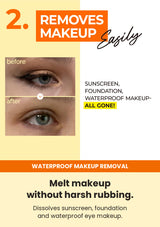 Numbuzin No.1 waterproof sunscreen, foundation and makeup removal demonstration