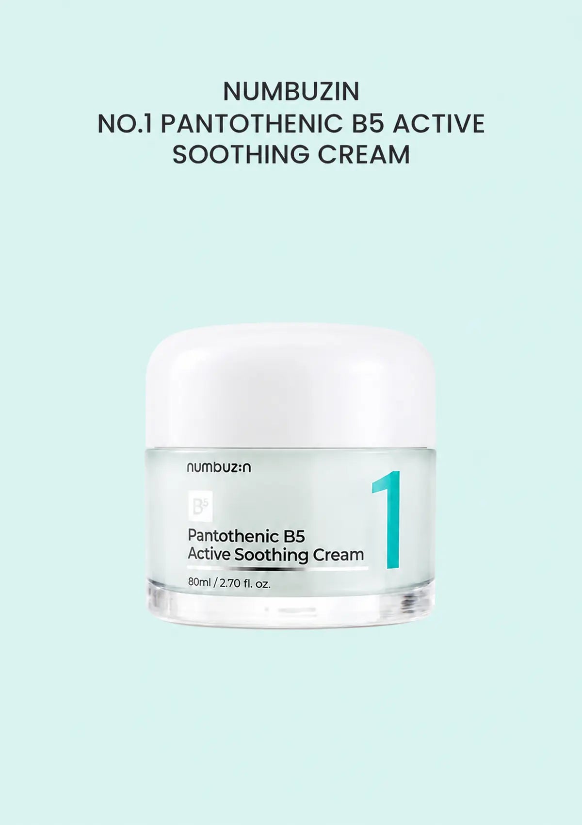 NUMBUZIN No.1 Pantothenic B5 Active Soothing Cream 80ml