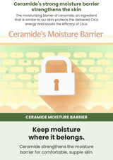 Numbuzin No.2 ceramide moisture-barrier illustration with protective lock