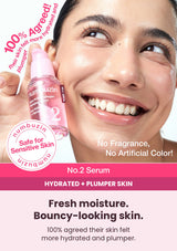 Numbuzin No.2 Rose PDRN serum hydration survey and fragrance-free formula