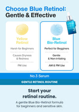 Numbuzin No.3 Blue Bio-Retinol Pore Refining Serum (1 Pack = 1.3ml x 10 Pieces) — gentle retinol routine