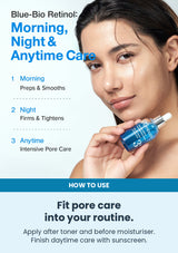 Numbuzin No.3 Blue Bio-Retinol Pore Refining Serum (1 Pack = 1.3ml x 10 Pieces) — how to use