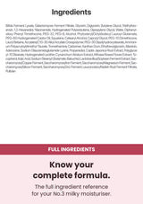 Numbuzin No.3 Bifida Bakuchiol Zero Pore Milky Moisturizer 150ml — full ingredients