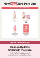 Numbuzin No.3 Bifida Bakuchiol Zero Pore Milky Toner Light 200ml — build your no.3 routine