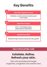 Numbuzin No.3 Bifida Bakuchiol Exfoliating Toner Pad (190ml) — daily exfoliating care