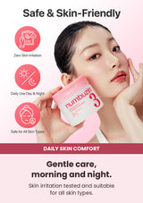 Numbuzin No.3 Bifida Bakuchiol Exfoliating Toner Pad (190ml) — daily skin comfort