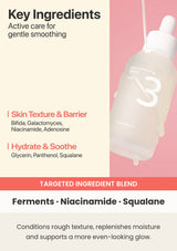 Numbuzin No.3 Skin Softening Serum key ferments, niacinamide and squalane