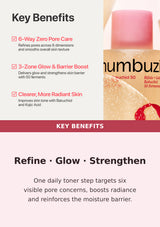 Numbuzin No.3 50 Zero Pore Milky Toner key benefits