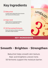 Numbuzin No.3 Milky Toner bakuchiol, kojic acid and 50 fermented extracts