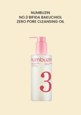 NUMBUZIN No.3 Bifida Bakuchiol Zero Pore Cleansing Oil 200ml