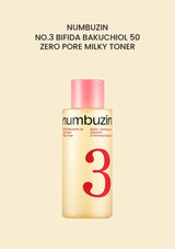 NUMBUZIN No.3 Bifida Bakuchiol 50 Zero Pore Milky Toner 200ml