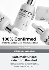 Numbuzin No.4 serum study statement for instantly softer and more moisturised skin