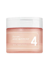One Numbuzin No.4 Pore Zero Peeled Egg Toner Pad 190ml (1 Box = 70 Pads) on a clean white background