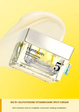 Numbuzin No.5 Glutathione Vitamin Dark Spot Cream texture and jar