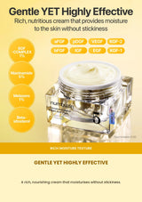 Numbuzin No.5 rich moisturising cream texture and highlighted complex