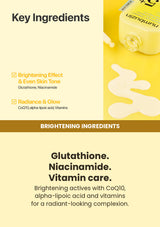 Numbuzin No.5+ tone-up sun serum glutathione, niacinamide, CoQ10 and vitamin ingredients