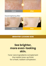 Numbuzin No.5+ tone-up sun serum dark-spot and overall brightening results, continuation panel