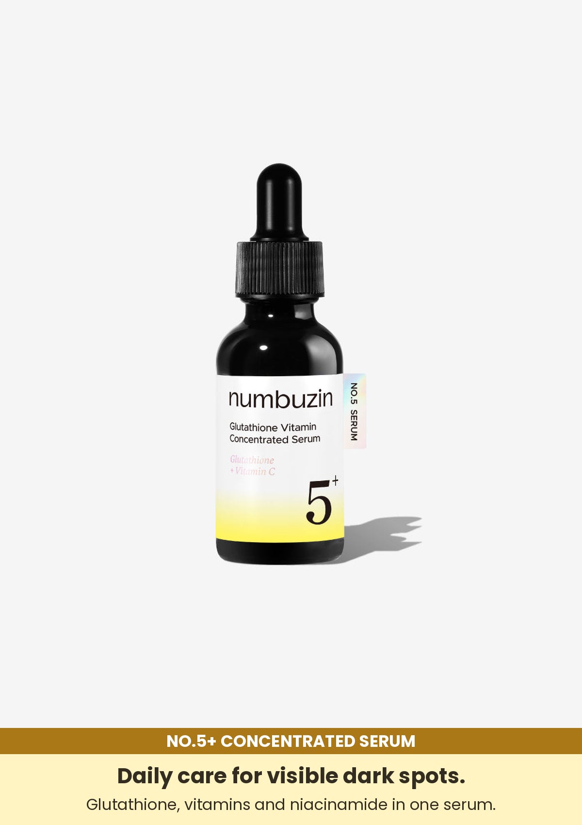 Numbuzin No.5+ Vitamin Concentrated Serum 30ml — no.5+ concentrated serum: Daily care for visible dark spots.