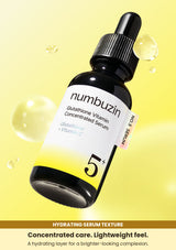 Numbuzin No.5+ Vitamin Concentrated Serum 30ml — hydrating serum texture: Concentrated care. Lightweight feel.