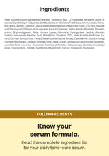 Numbuzin No.5+ Vitamin Concentrated Serum 30ml — full ingredients: Know your serum formula.