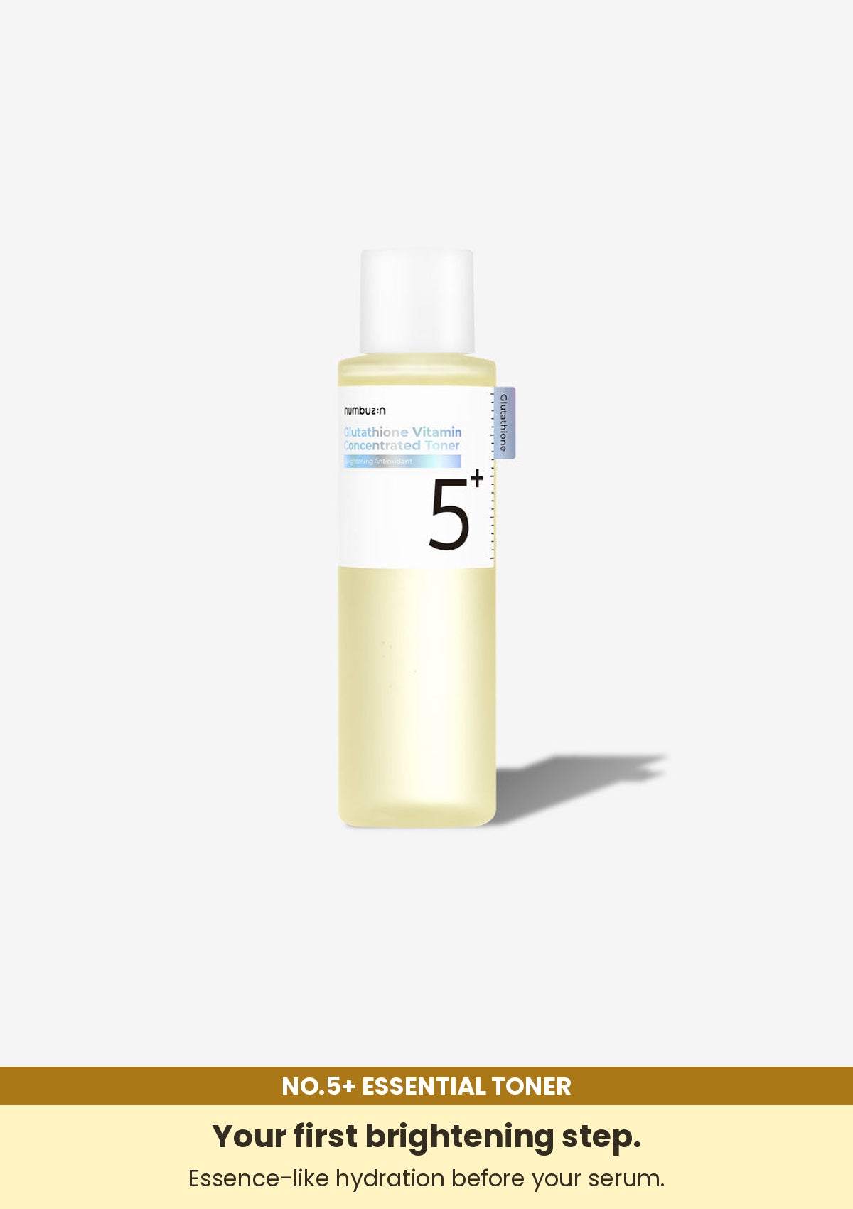 Numbuzin No.5+ Vitamin Boosting Essential Toner 200ml — no.5+ essential toner: Your first brightening step.