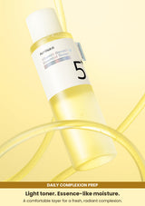 Numbuzin No.5+ Vitamin Boosting Essential Toner 200ml — daily complexion prep: Light toner. Essence-like moisture.