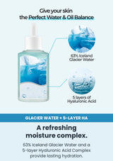 Numbuzin No.6 serum Iceland glacier water and five-layer hyaluronic acid complex; previous packaging shown