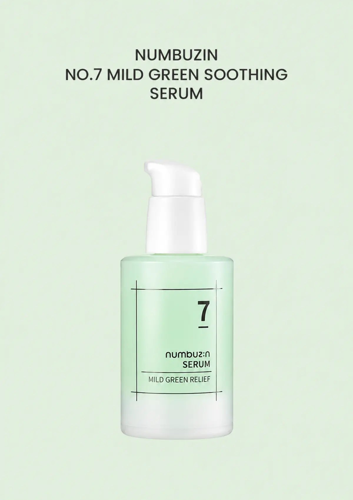 NUMBUZIN No.7 Mild Green Soothing Serum 50ml