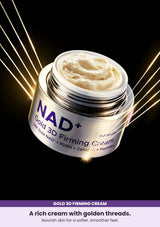 A rich cream with golden threads. Nourish skin for a softer, smoother feel.