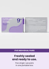 NUMBUZIN No.9 eye patches — Freshly sealed and ready to use. Five single-use pairs in one portable box.