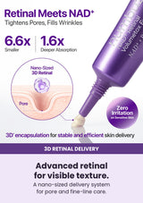 NUMBUZIN No.9 eye20 — Advanced retinal for visible texture. A nano-sized delivery system for pore and fine-line care.