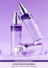 A fresh mist of hydration. Refresh skin with a soft, dewy-looking glow.
