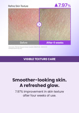 NUMBUZIN No.9 NAD+ Peptides Dewy Sun Essence — Smoother-looking skin. A refreshed glow. 7.97% improvement in skin texture after four weeks of use.
