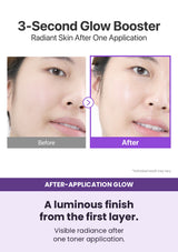 NUMBUZIN No.9 toner — A luminous finish from the first layer. Visible radiance after one toner application.