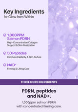 NUMBUZIN No.9 toner — PDRN, peptides and NAD+. 1,000ppm salmon PDRN with concentrated firming care.