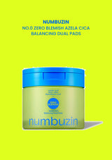 Numbuzin No.0 Zero Blemish Azela Cica Balancing Dual Pads 210ml 60 pads main product image