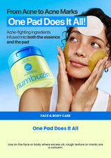 Numbuzin No.0 azela cica balancing dual pad for face and body