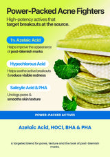 Numbuzin No.0 toner pads with azelaic acid hypochlorous acid salicylic acid and PHA