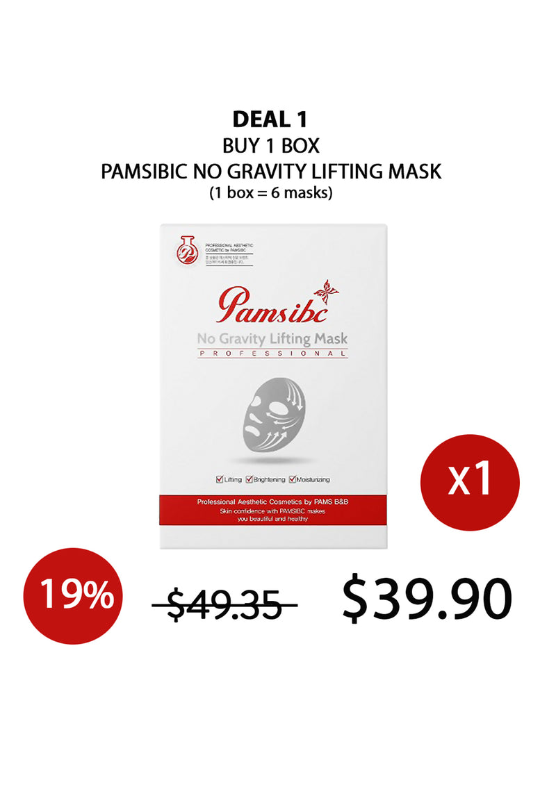 [Pamsibc] Skinalle No Gravity Lifting Mask (1 Box  = 6 Masks)