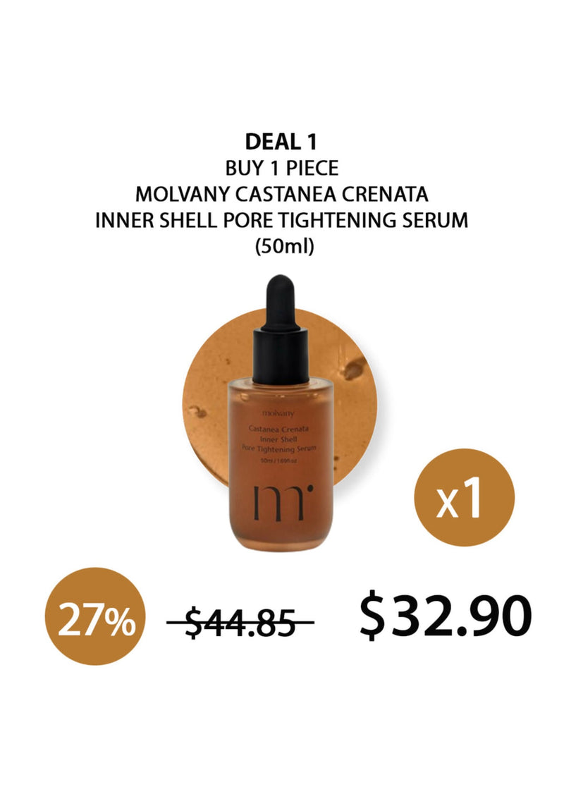 [MOLVANY] Castanea Crenata Inner Shell Pore Tightening Serum 50ml