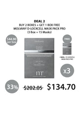 [MOLVANY] D-lockcell Mask Pack Pro (1 Box = 5 Masks X 17g)