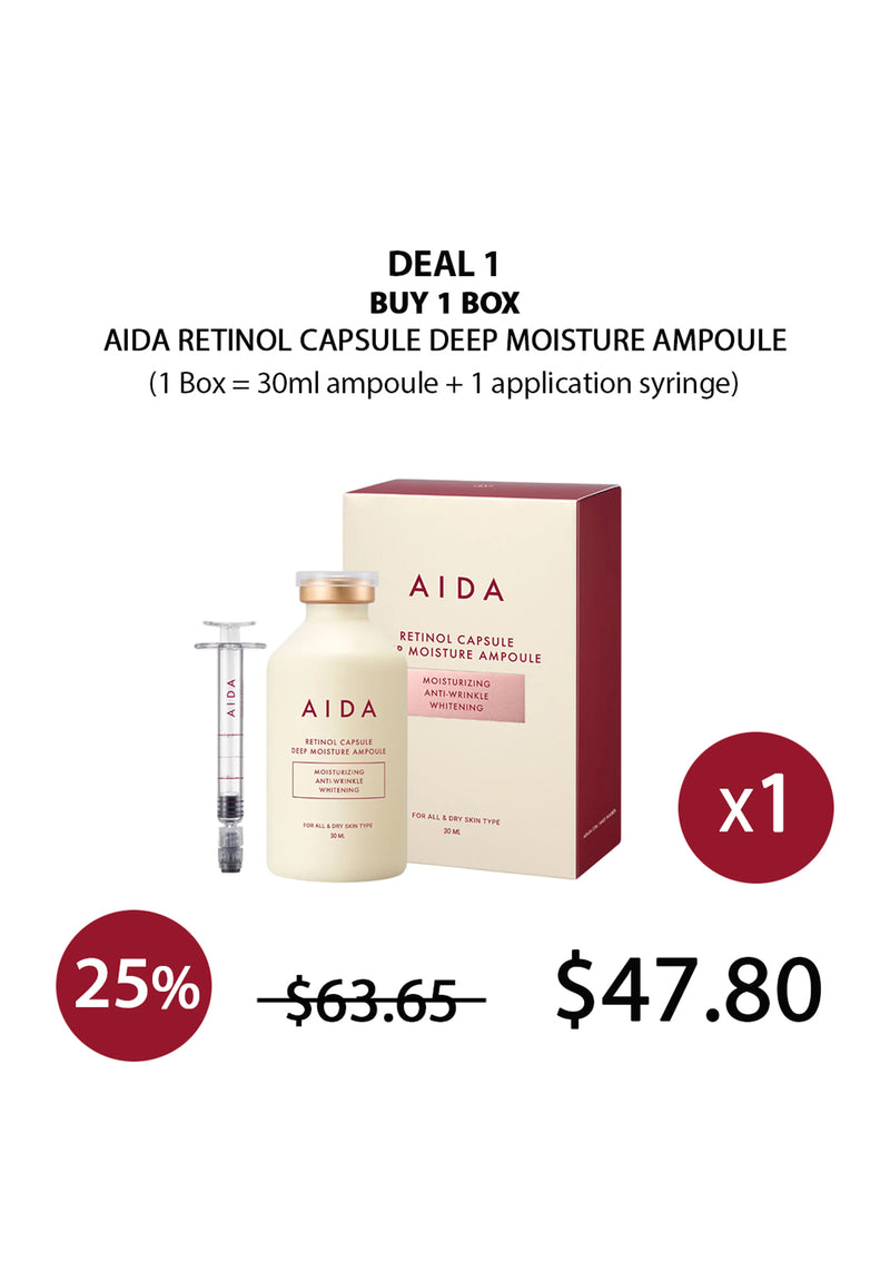 [AIDA] Retinol Capsule Deep Moisture Ampoule 30ml