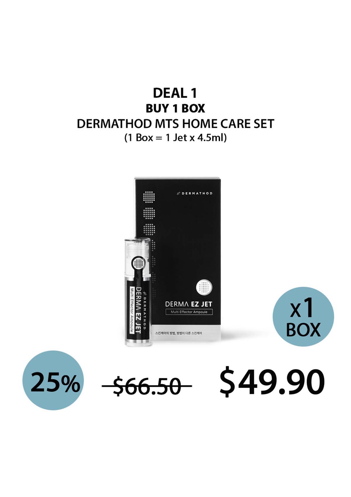 Dermathod Derma EZ Jet Multi Effector Ampoule – Home Care Skin