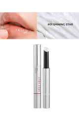 Lipstick with close-up of lips and texture, Vely Vely brand visible