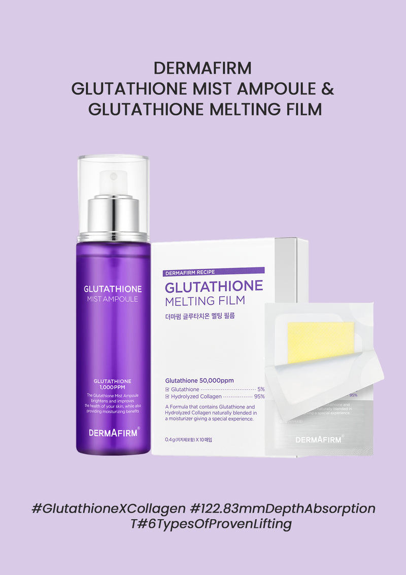 [DERMAFIRM] Glutathione Mist Ampoule & Glutathione Melting Film