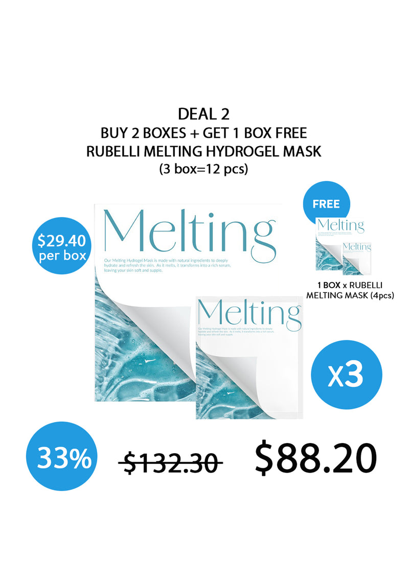 [RUBELLI] Melting Hydrogel Mask 4 Sheets