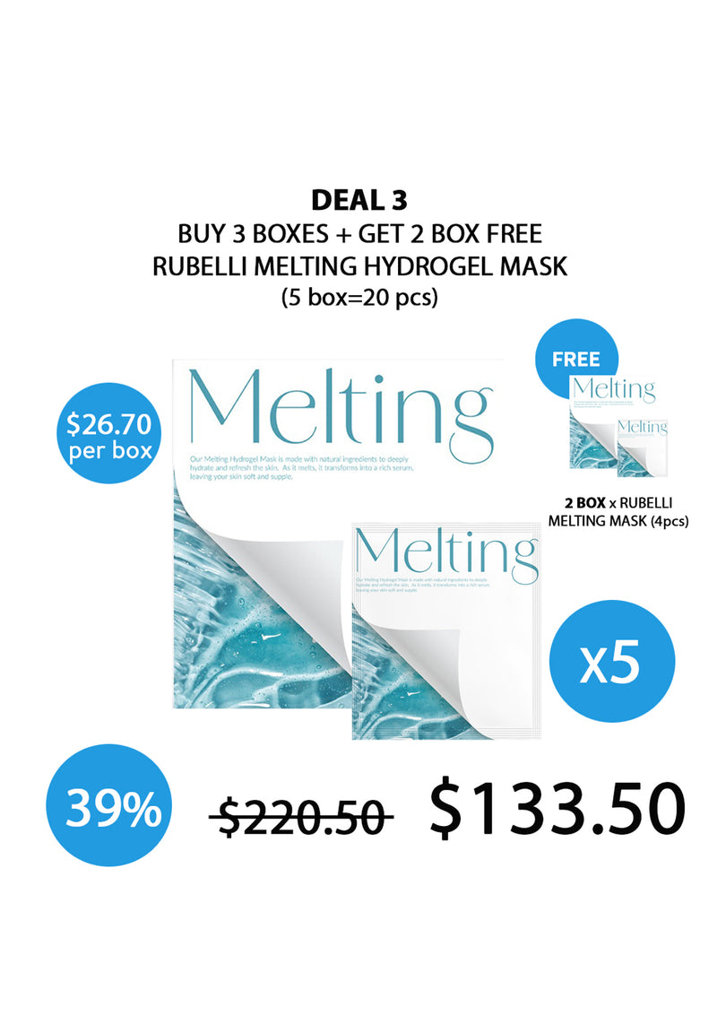 [RUBELLI] Melting Hydrogel Mask 4 Sheets