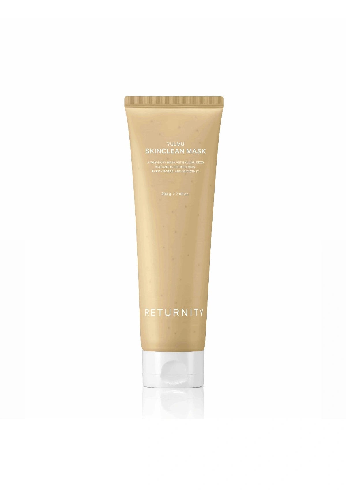 Tube of skincare product with 'Returnity' branding on a white background