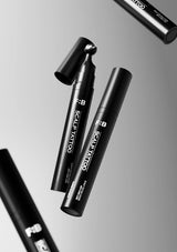 Black scalp tattoo devices with 'F:8' branding on a gray background